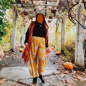 JAASE Wide Leg Floral Pants